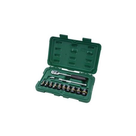 SATA BoltBiter sérült csavar kihajtó dugókulcs készlet 1/4, 3/8 7- 19 mm 13 részes ST09137